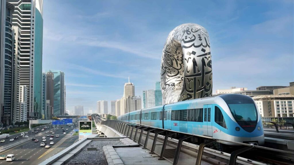 uae safe investment - grovy developers - dubai metro line